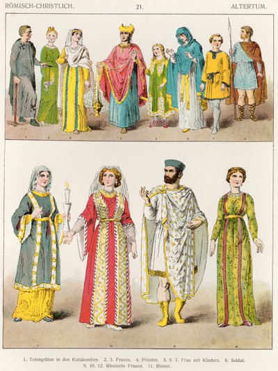 Christelijke Romeinse Kleding, uit 